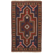 Traditional Baloch Rug 2' 8" x 4' 6" - No. AL95105