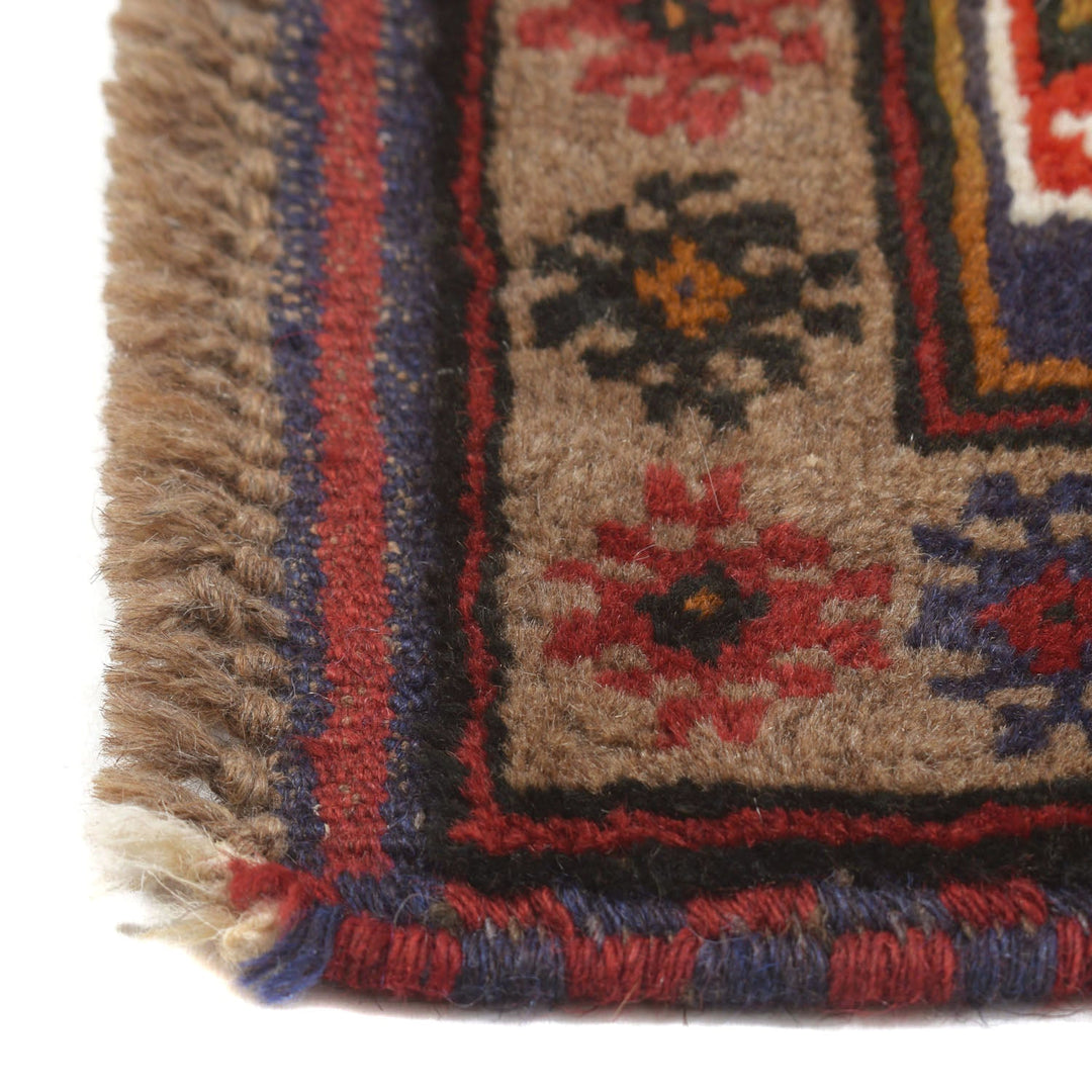 Afghan Baluchi Rug 2' 8" x 4' 6" Hand-Knotted view