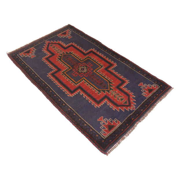 Traditional Baloch Rug 2' 9" x 4' 8" - No. AL67667