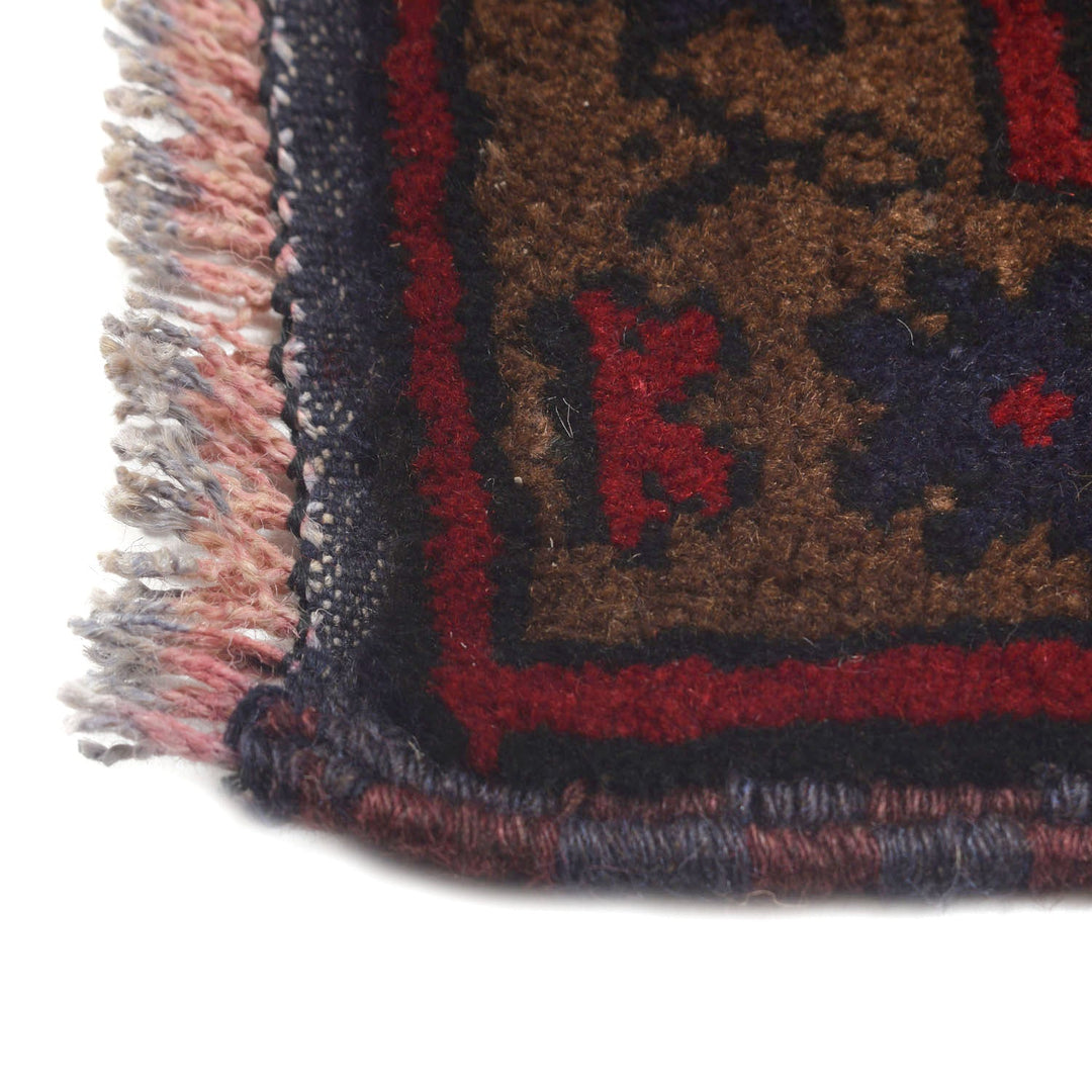 Afghan Prayer Rug 3' 1" x 4' 9" Hand-Knotted view