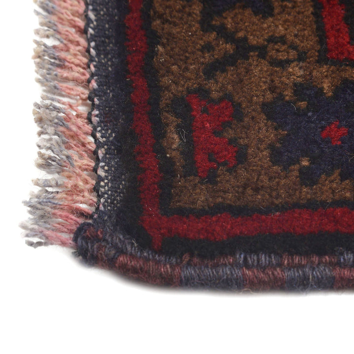 Afghan Prayer Rug 3' 1" x 4' 9" Hand-Knotted view