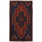 Traditional Baloch Rug 2' 7" x 4' 7" - No. AL32127