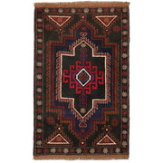 Traditional Baloch Rug 2' 9" x 4' 5" - No. AL75973