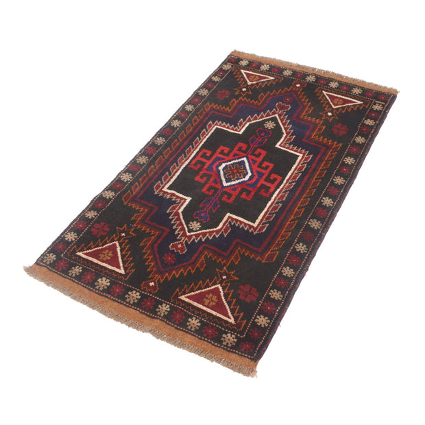 Traditional Baloch Rug 2' 9" x 4' 5" - No. AL75973