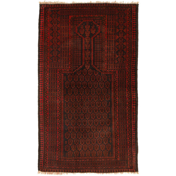 Handmade Prayer Rug 2' 8" x 4' 9" - No. AL29514