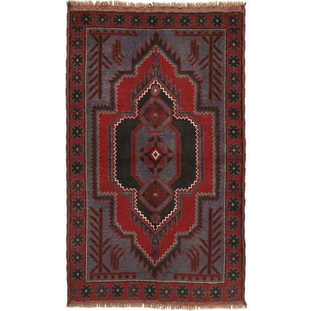 Traditional Baloch Rug 2' 9" x 4' 4" - No. AL98506