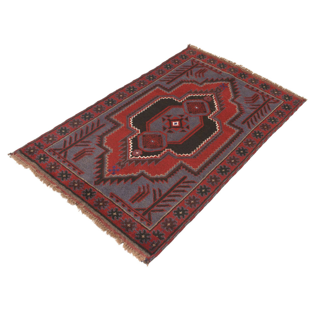 Traditional Baloch Rug 2' 9" x 4' 4" - No. AL98506