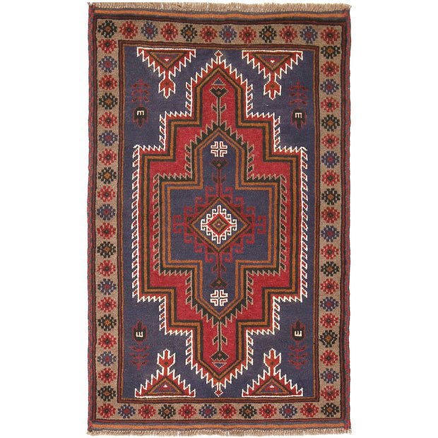 Traditional Baloch Rug 2' 11" x 4' 8" - No. AL73401