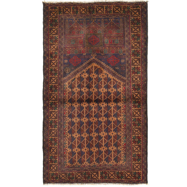Small Prayer Carpet 3' 0" x 5' 3" - No. AL79496