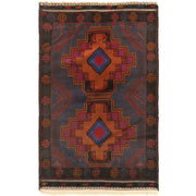 Hand Knotted Baluchi Rug 3' 0" x 4' 9" - No. AL21044