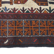 Traditional Baloch Rug 2' 11" x 4' 5" - No. AL90600