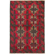 Red Baluchi Rug 2' 11" x 4' 7" - No. AL23299