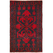 Hand Knotted Baluchi Rug 2' 10" x 4' 9" - No. AL54853