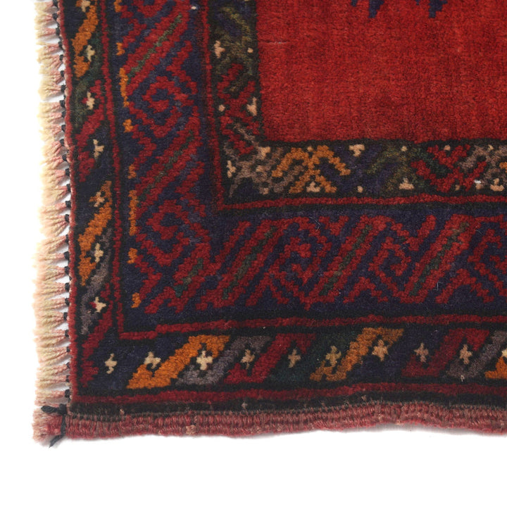 Red Baluchi Rug 3' 1" x 3' 10" - No. AL70554