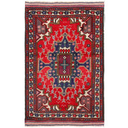 Traditional Baloch Rug 3' 0" x 4' 6" - No. AL78255