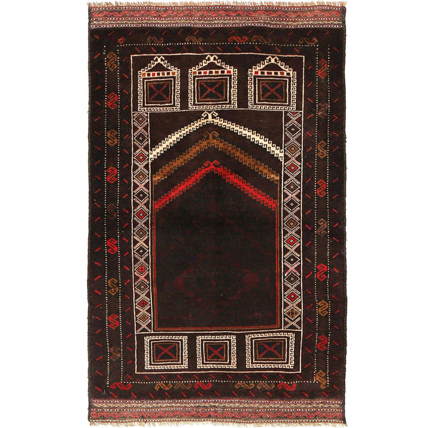 Small Prayer Carpet 3' 1" x 5' 2" - No. AL61187