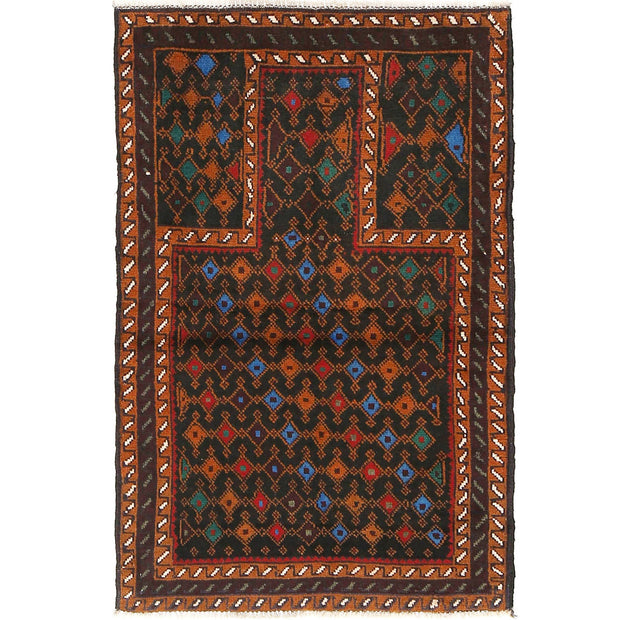 Islamic Prayer Carpet 2' 7" x 4' 1" - No. AL24297