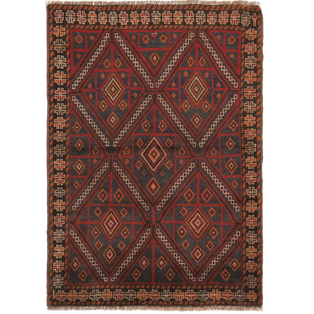 Traditional Baloch Rug 2' 11" x 4' 3" - No. AL73712