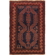 Traditional Baloch Rug 2' 11" x 4' 2" - No. AL42860