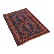 Traditional Baloch Rug 2' 11" x 4' 2" - No. AL42860