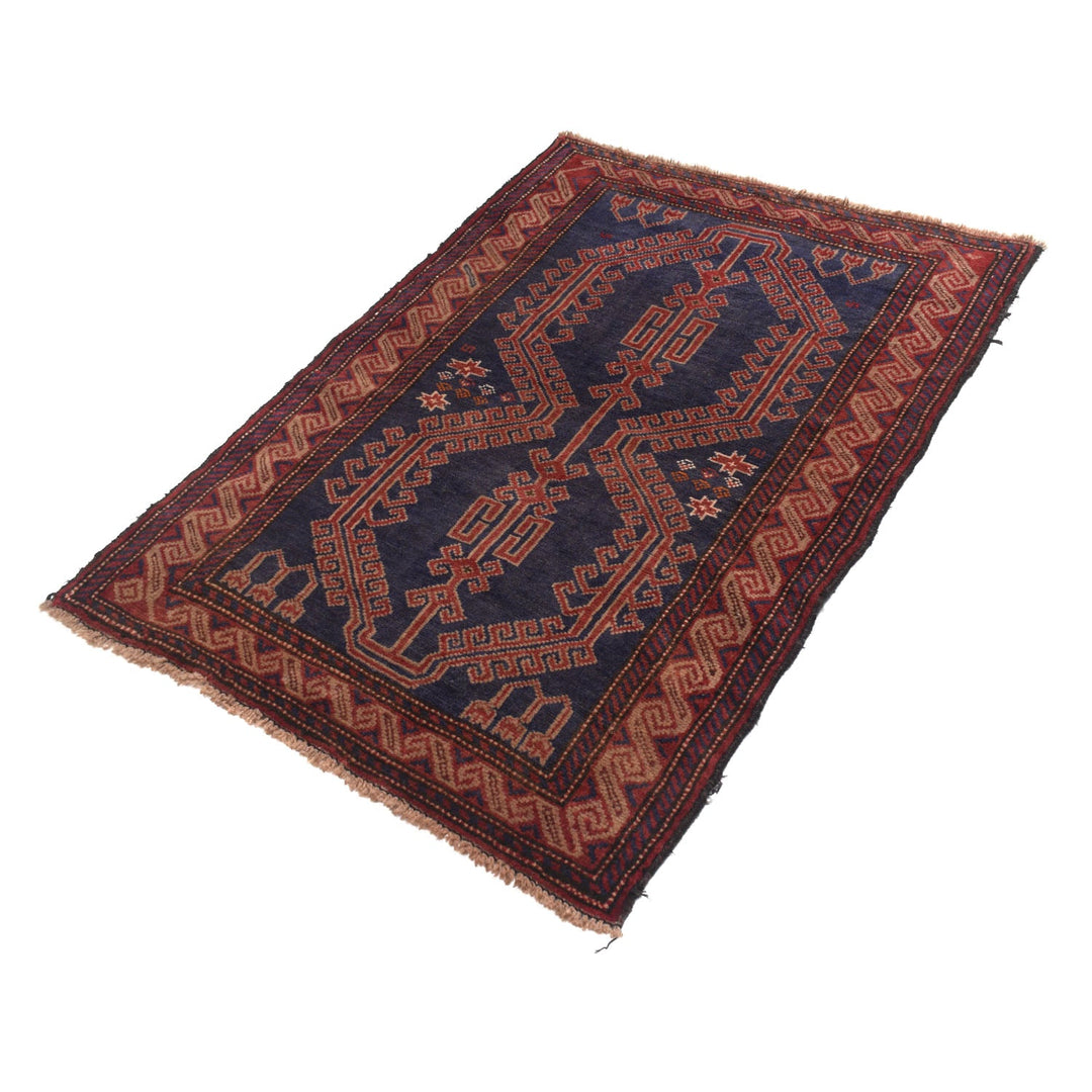 Traditional Baloch Rug 2' 11" x 4' 2" - No. AL42860