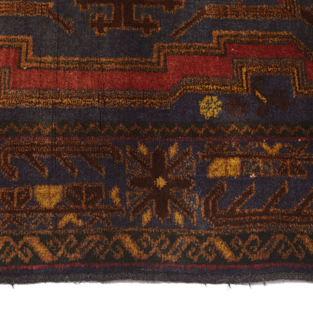 Hand Knotted Baluchi Rug 2' 9" x 4' 6" - No. AL97250