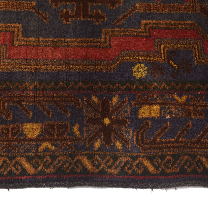 Hand Knotted Baluchi Rug 2' 9" x 4' 6" - No. AL97250