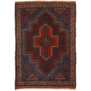 Traditional Baloch Rug 2' 11" x 4' 4" - No. AL51245