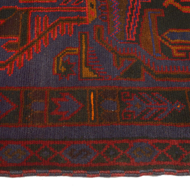 Traditional Baloch Rug 3' 1" x 4' 8" - No. AL91999