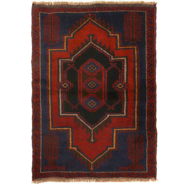 Traditional Baloch Rug 2' 12" x 4' 7" - No. AL73412