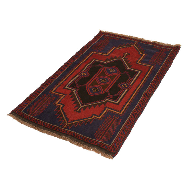 Traditional Baloch Rug 2' 12" x 4' 7" - No. AL73412