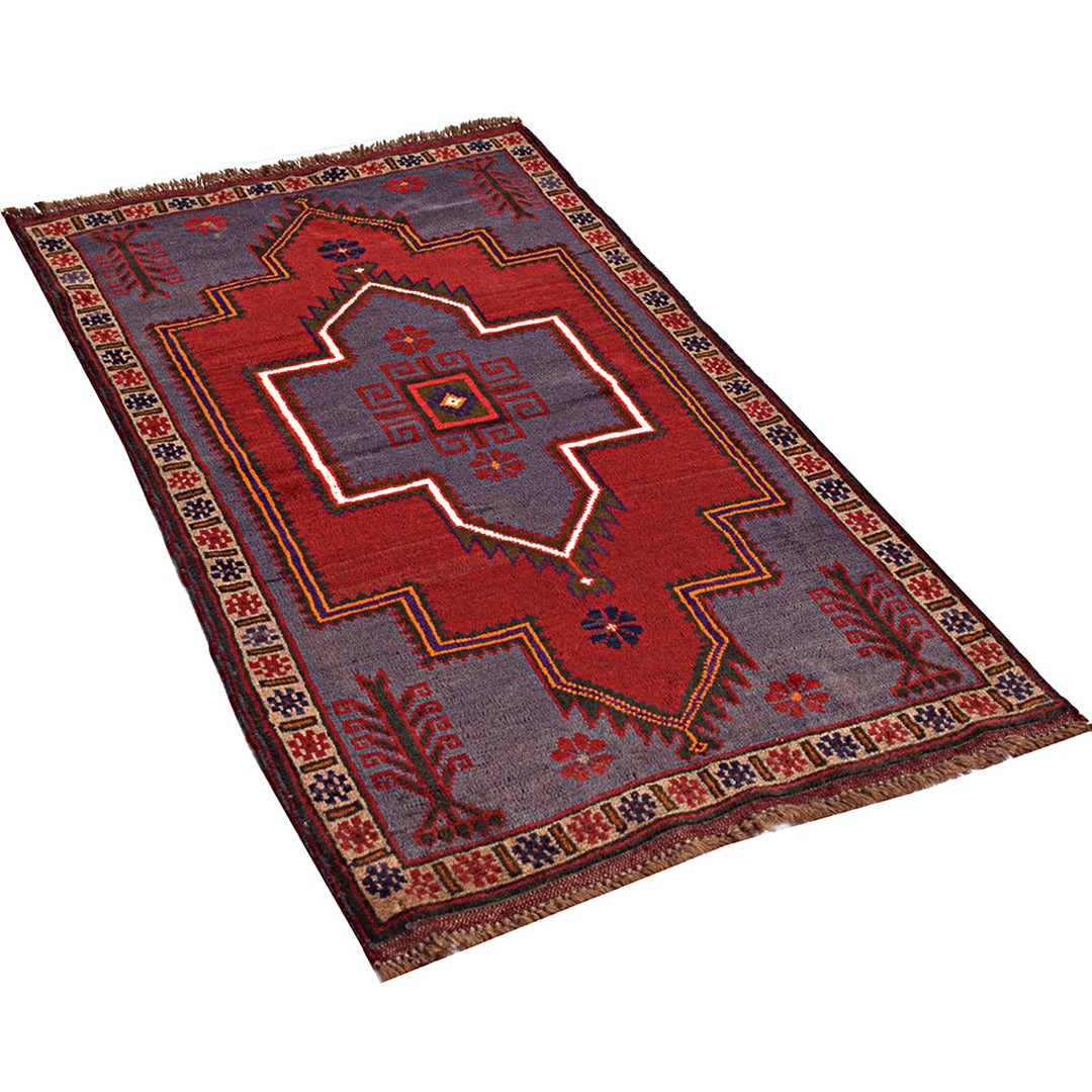 Hand Knotted Baluchi Rug 2' 10" x 4' 8" - No. AL47575