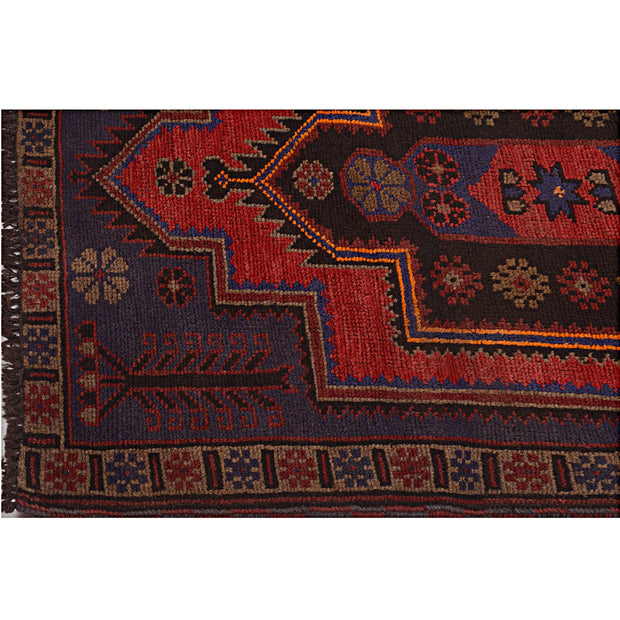 Hand Knotted Baluchi Rug 2' 9" x 4' 8" - No. AL89843