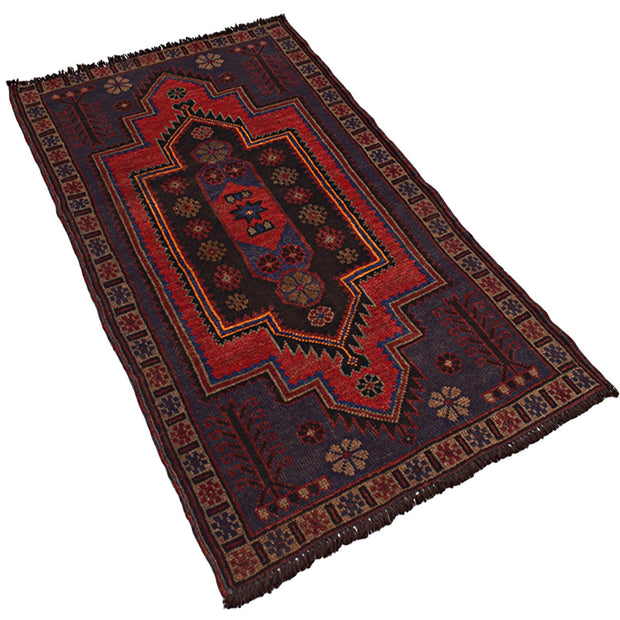 Hand Knotted Baluchi Rug 2' 9" x 4' 8" - No. AL89843