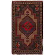 Hand Knotted Baluchi Rug 2' 8" x 4' 6" - No. AL72138