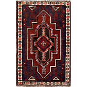 Hand Knotted Baluchi Rug 2' 9" x 4' 4" - No. AL40208