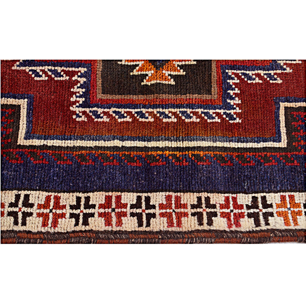 Hand Knotted Baluchi Rug 2' 9" x 4' 4" - No. AL40208