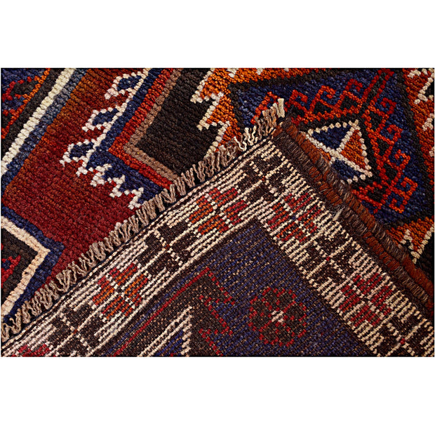 Hand Knotted Baluchi Rug 2' 9" x 4' 4" - No. AL40208