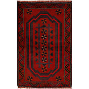 Hand Knotted Baluchi Rug 2' 10" x 4' 4" - No. AL14222