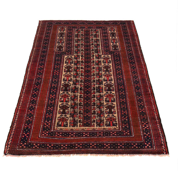 Beige Color Prayer Rug 2' 8" x 3' 11" - No. AL74010