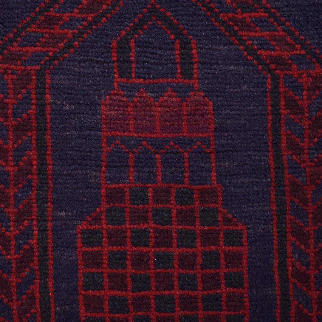 Handmade Prayer Rug 3' 0" x 4' 7" - No. AL39666