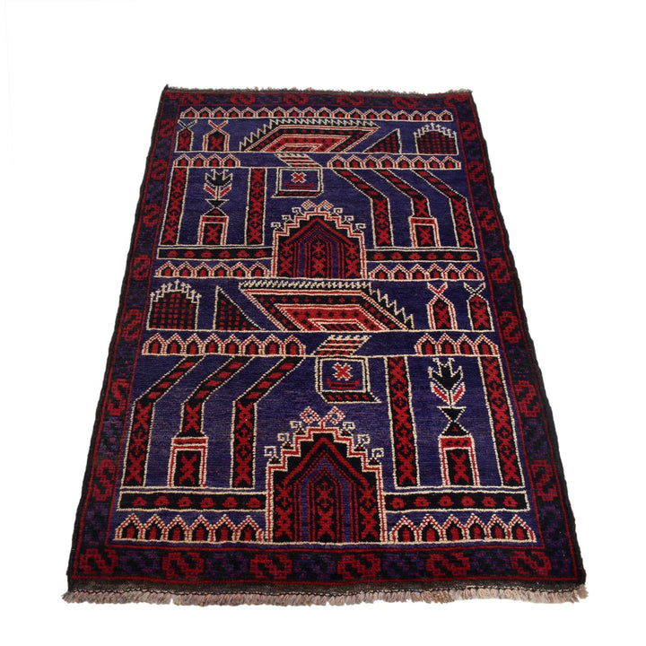 Handmade Prayer Rug 3' 1" x 4' 11" - No. AL37703