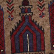 Handmade Prayer Rug 2' 11" x 4' 6" - No. AL22001