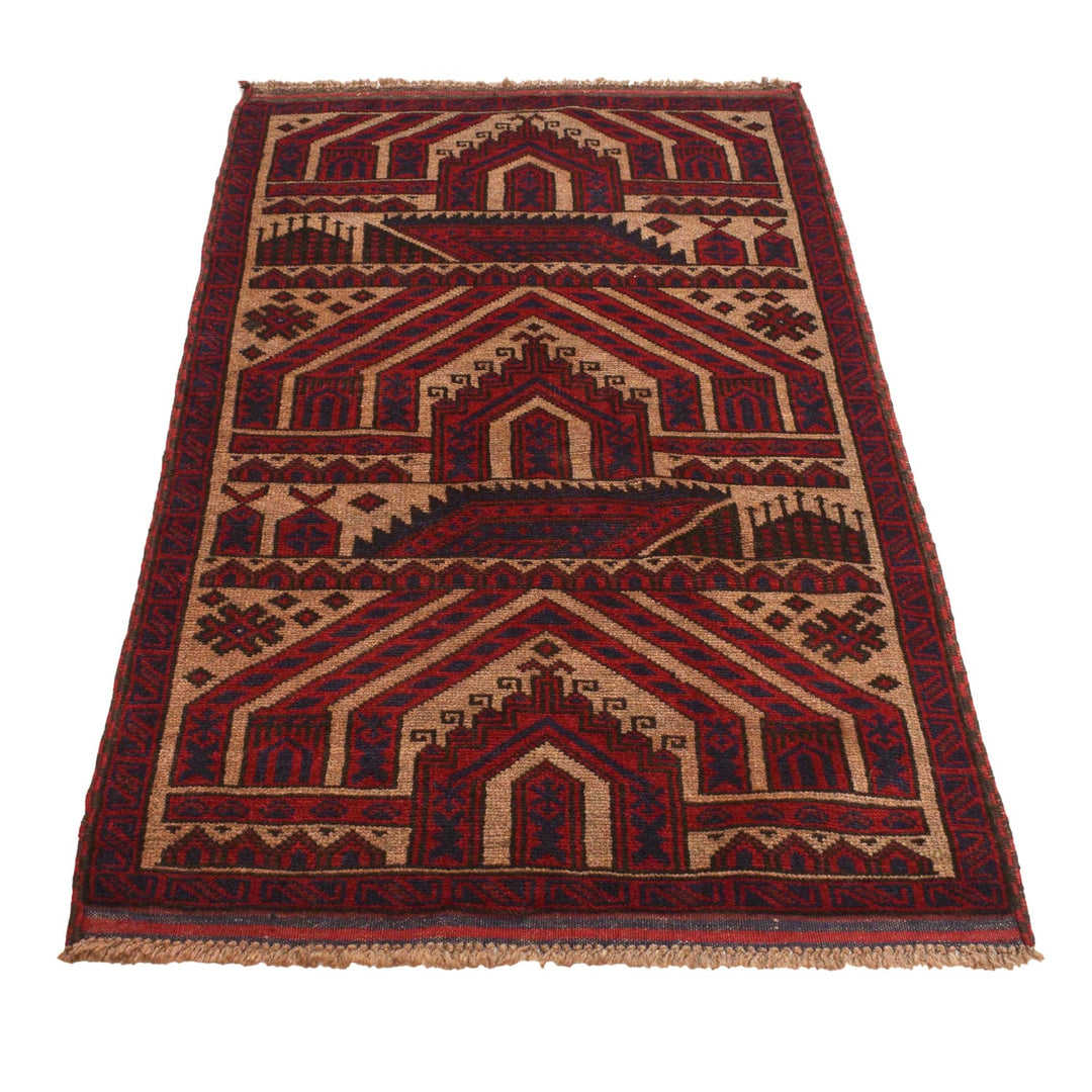 Muslim Prayer Rug 2' 9" x 4' 9" - No. AL31756