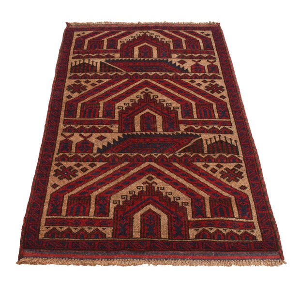 Muslim Prayer Rug 2' 9" x 4' 9" - No. AL31756