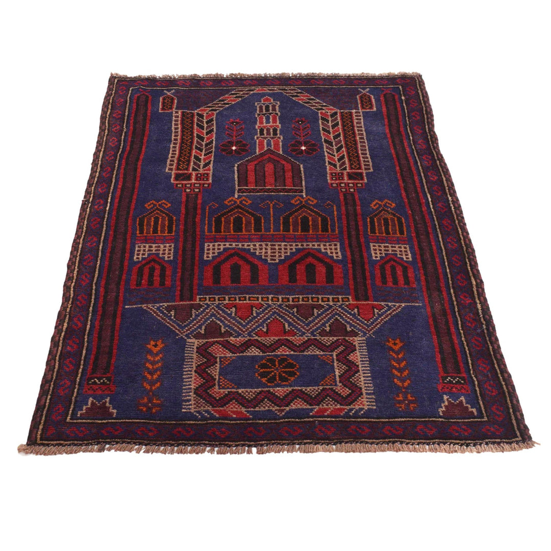 Small Prayer Carpet 3' 0" x 4' 8" - No. AL35098