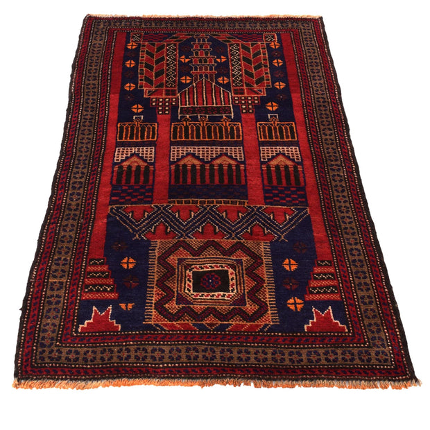 Small Prayer Carpet 2' 8" x 4' 5" - No. AL75935