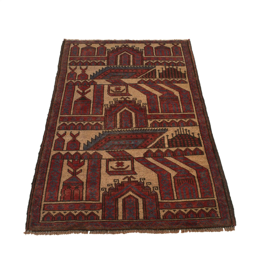 Islamic Prayer Carpet 2' 10" x 4' 5" - No. AL72795