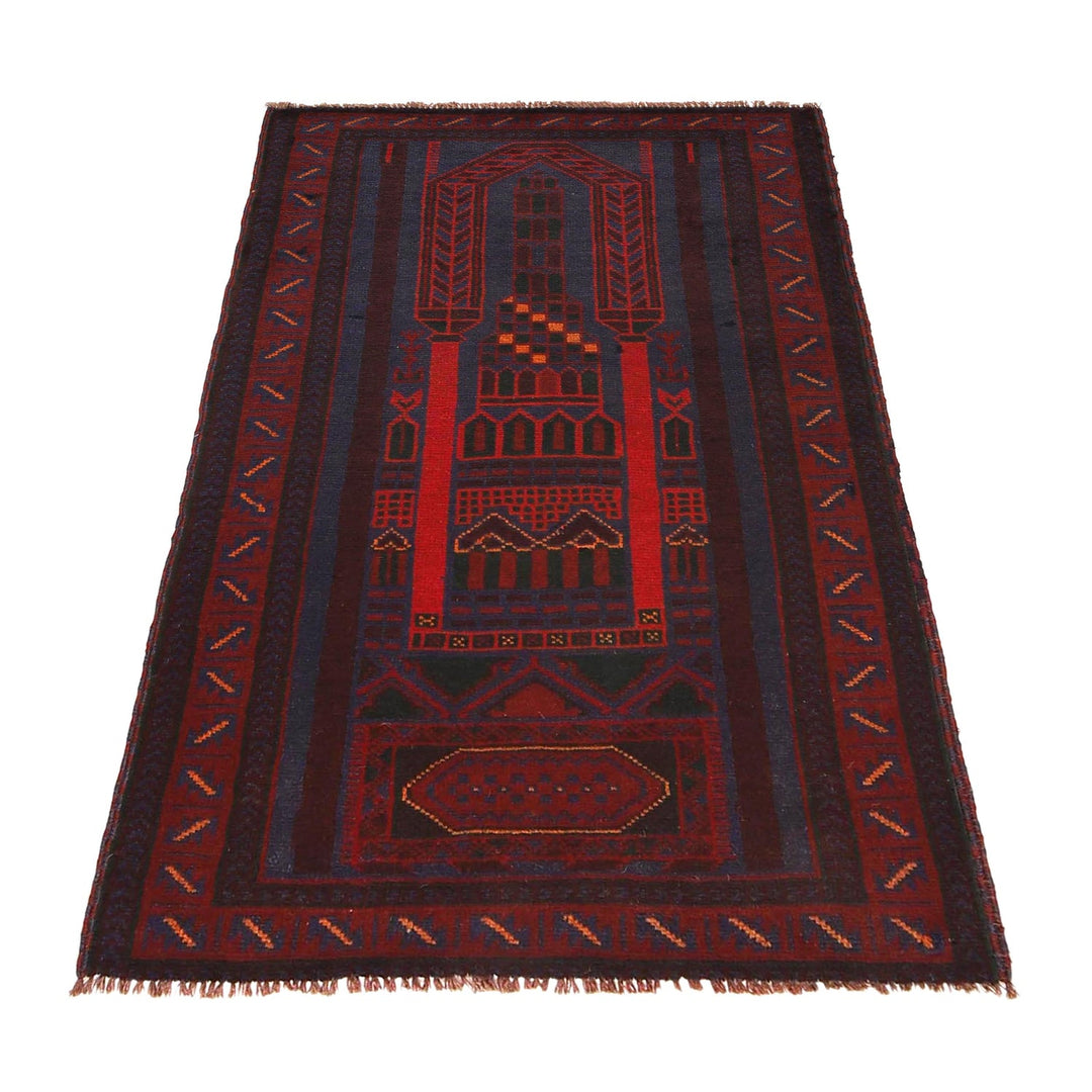 Small Prayer Carpet 2' 10" x 4' 9" - No. AL94428