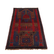 Handmade Prayer Rug 2' 11" x 4' 10" - No. AL93694